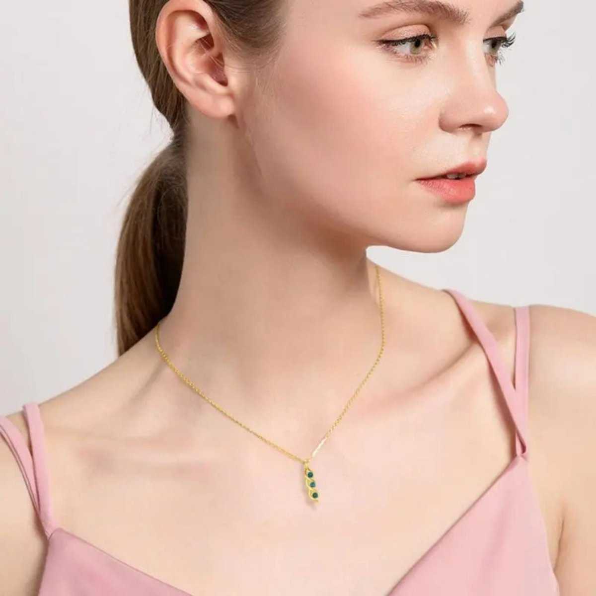 Adjustable 14K gold turquoise infinity pendant necklace, tarnish-resistant jewelry for women