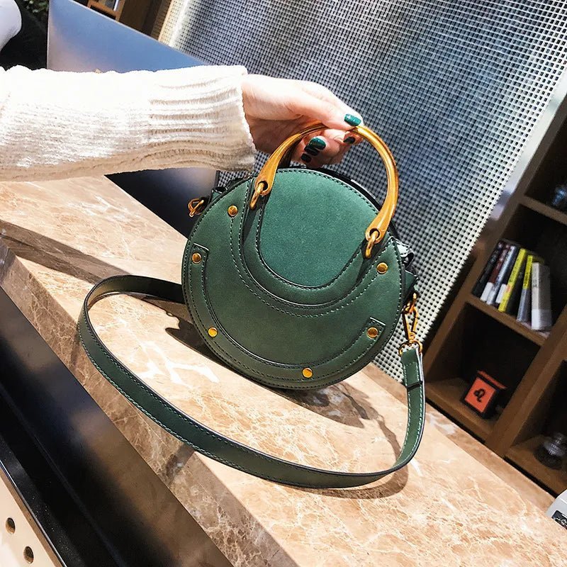 Timeless Chic Round Crossbody Bag - Yourstylesite