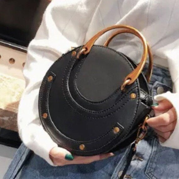 Timeless Chic Round Crossbody Bag - Yourstylesite