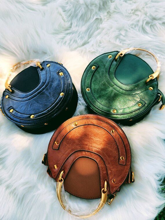 Timeless Chic Round Crossbody Bag - Yourstylesite