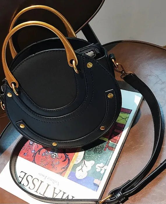 Timeless Chic Round Crossbody Bag - Yourstylesite
