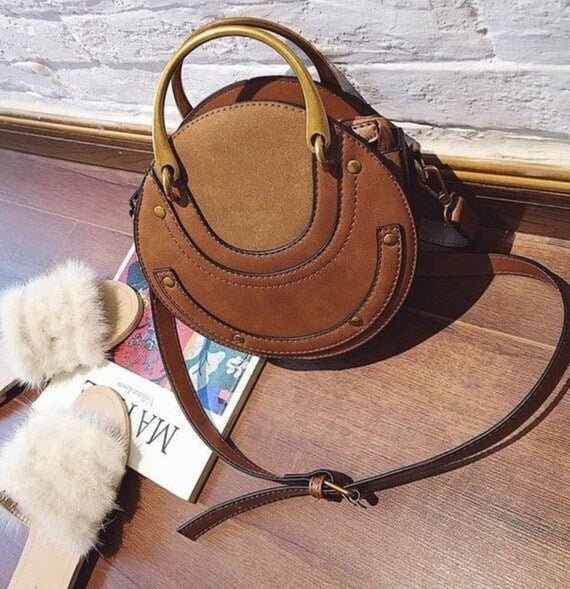 Timeless Chic Round Crossbody Bag - Yourstylesite