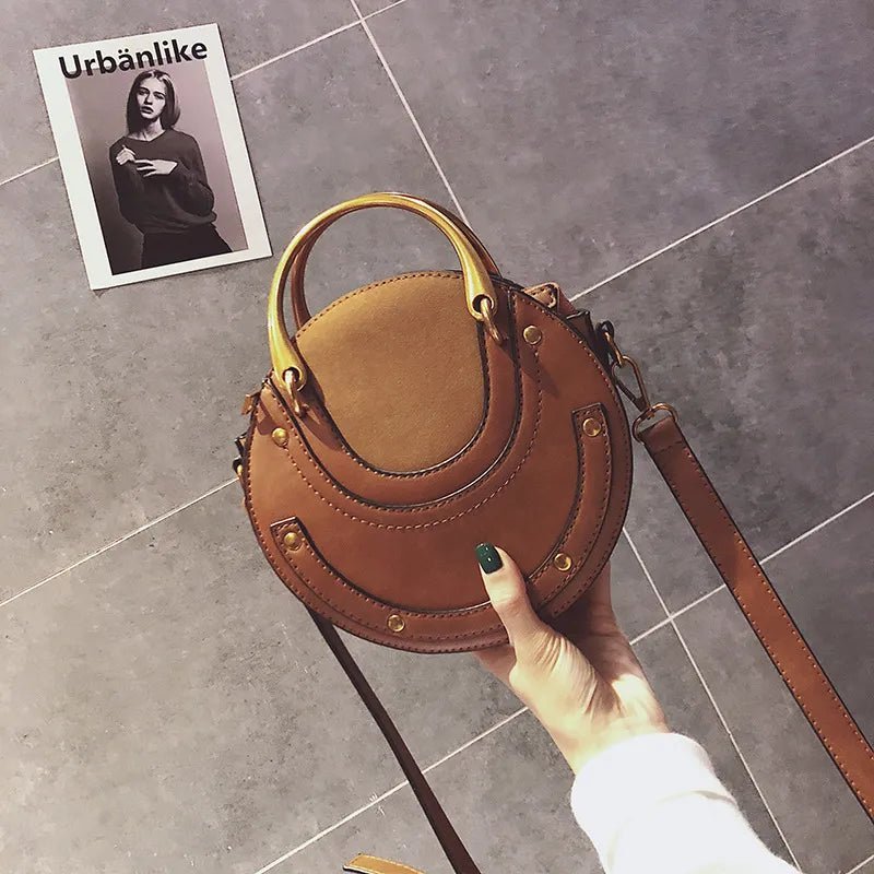 Timeless Chic Round Crossbody Bag - Yourstylesite