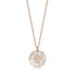 Timeless Elegance - Roman Numerals Shell Pendant Necklace - Yourstylesite