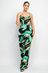 Tropical Breeze Scoop Neck Maxi Dress - Yourstylesite
