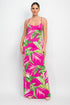 Tropical Vibes Scoop - Neck Maxi Dress - Yourstylesite
