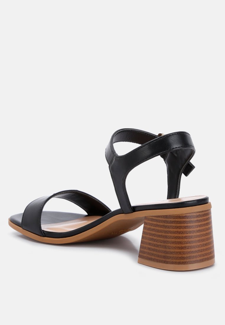 Varya Women’s Stacked Heel Sandals – Chic, Comfortable & On - Trend - Yourstylesite