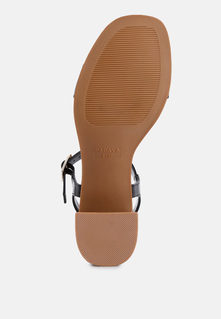 Varya Women’s Stacked Heel Sandals – Chic, Comfortable & On - Trend - Yourstylesite