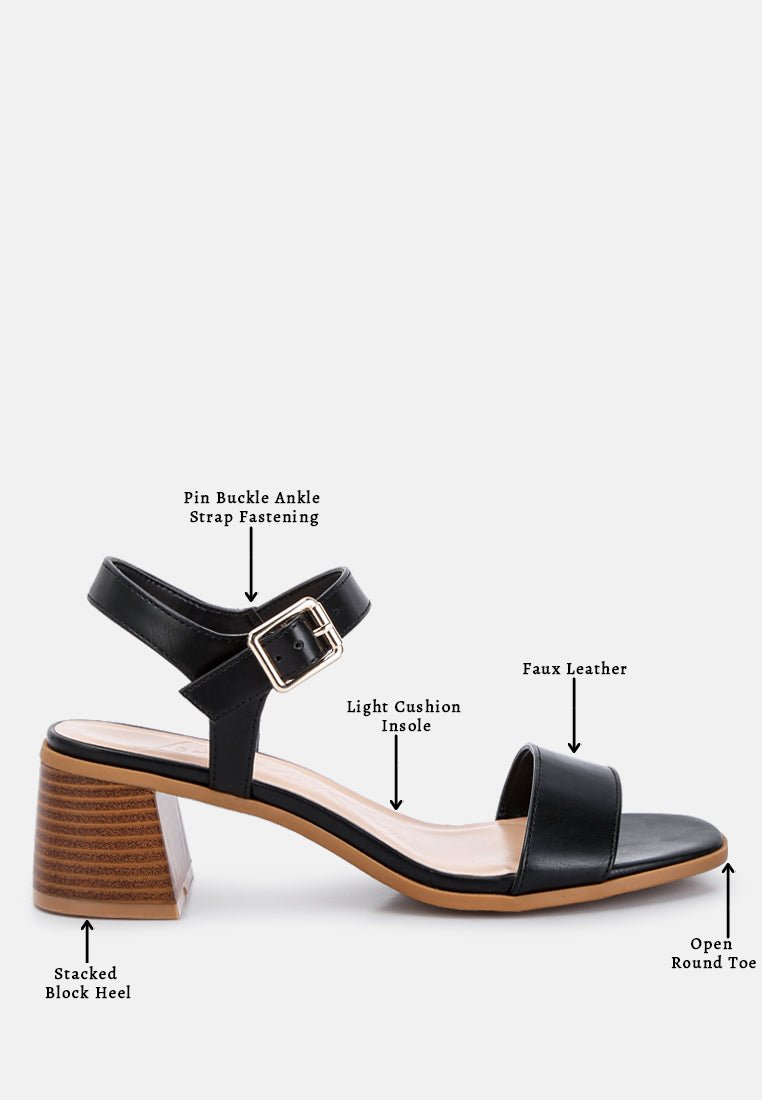 Varya Women’s Stacked Heel Sandals – Chic, Comfortable & On - Trend - Yourstylesite