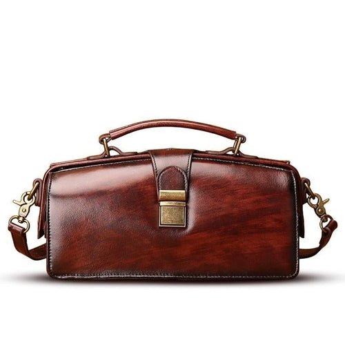 Vintage Chic Leather Doctor Bag – Timeless Elegance and Functionality - Yourstylesite