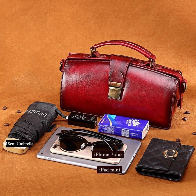 Vintage Chic Leather Doctor Bag – Timeless Elegance and Functionality - Yourstylesite