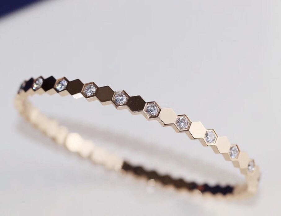 Sterling Silver Honeycomb Bracelet: Elegant Beauty in Gold & Silver - YOURSTYLESITE
