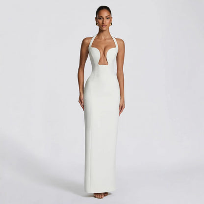 Chic Halter Wrap Dress - Flattering &amp; Timeless