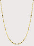 10K Yellow Gold Italian Mirror Link Chain Necklace | Dainty & Elegant - Yourstylesite
