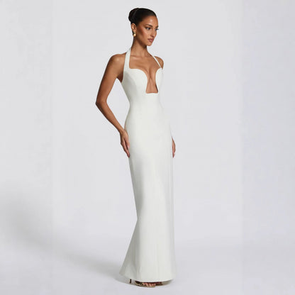 Chic Halter Wrap Dress - Flattering &amp; Timeless