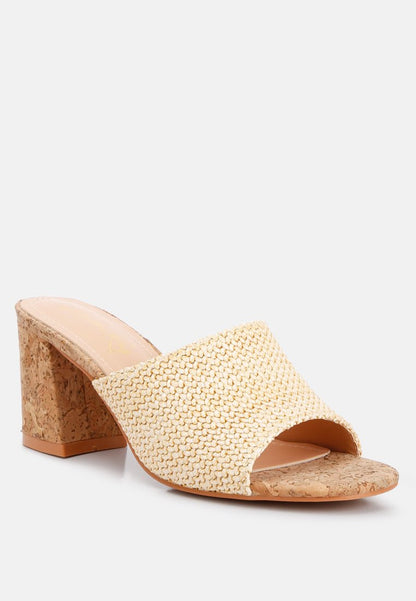 Addie Raffia Slip - On Sandals – Your Breezy, Boho - Chic Essential - Yourstylesite