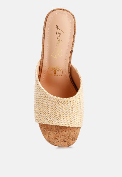 Addie Raffia Slip - On Sandals – Your Breezy, Boho - Chic Essential - Yourstylesite