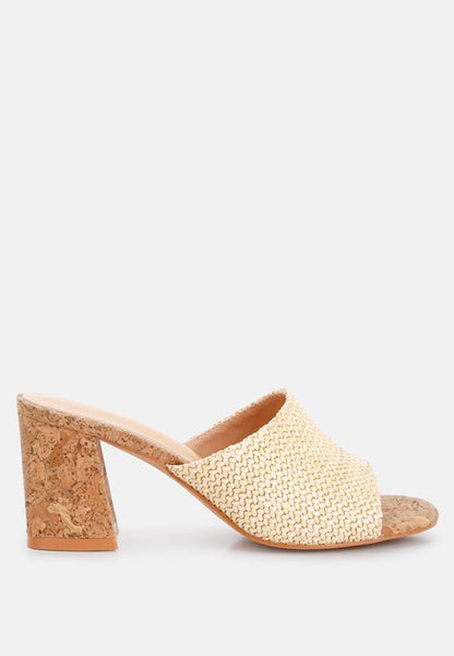 Addie Raffia Slip - On Sandals – Your Breezy, Boho - Chic Essential - Yourstylesite