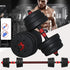 Adjustable Cement Dumbbell with Rubber - Coated Weights & Detachable Rod for Custom Workouts! - Yourstylesite