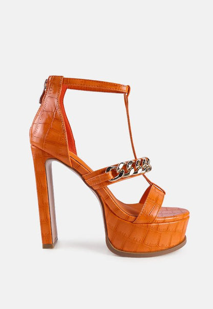 Bonita Chic Metal Chain Zip Sandals for Women – Trendy &amp; Durable Design - Yourstylesite