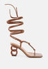 Cassino Luxe Strappy Lace - Up Sandals - Yourstylesite