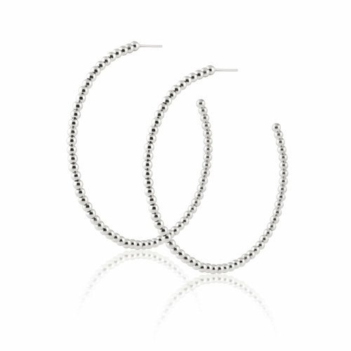 Chelsea Luxe Beaded Hoops – Effortless Elegance Redefined - Yourstylesite