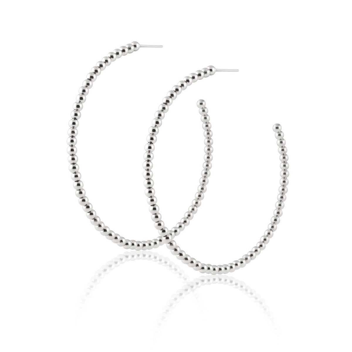 Chelsea Luxe Beaded Hoops – Effortless Elegance Redefined - Yourstylesite