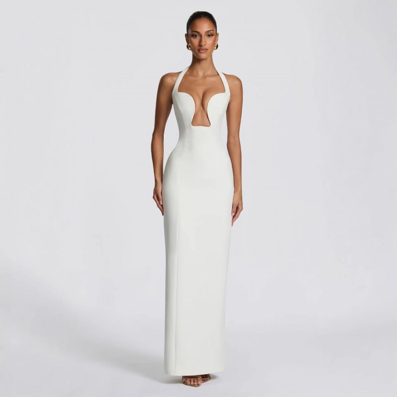 Chic Halter Wrap Dress - Flattering &amp; Timeless - Yourstylesite