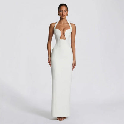Chic Halter Wrap Dress - Flattering &amp; Timeless - Yourstylesite