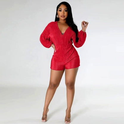 Chic Spring Jumpsuit for Women – Long Sleeve One - Piece Outfit - Yourstylesite