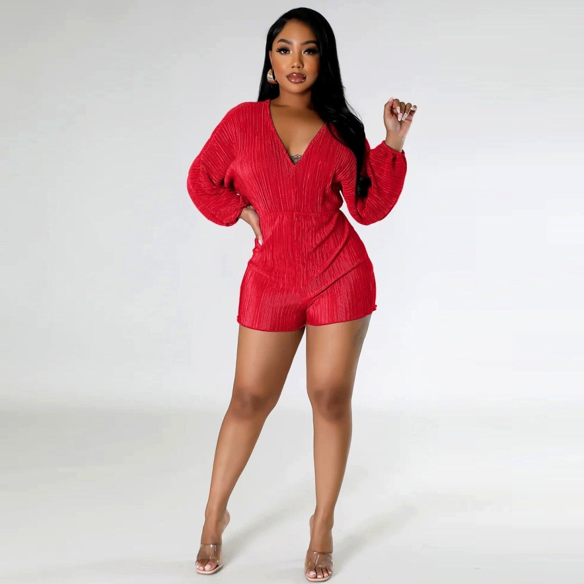 Chic Spring Jumpsuit for Women – Long Sleeve One - Piece Outfit - Yourstylesite