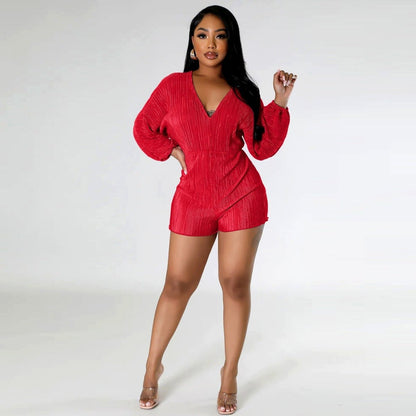 Chic Spring Jumpsuit for Women – Long Sleeve One - Piece Outfit - Yourstylesite