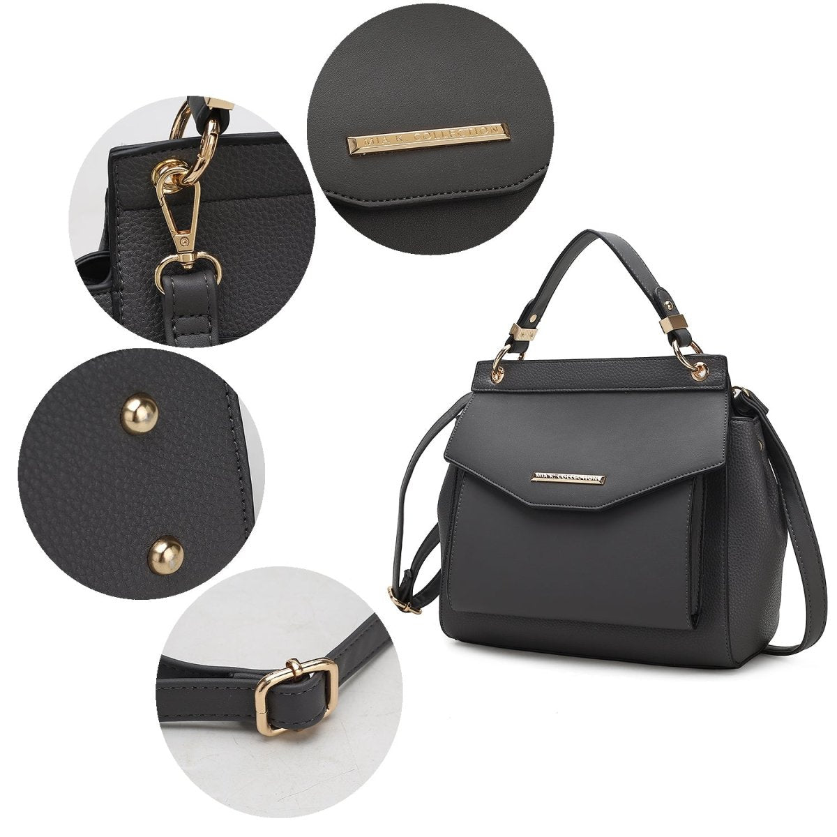 Convertible Vegan Leather Backpack Purse for Women - Yourstylesite