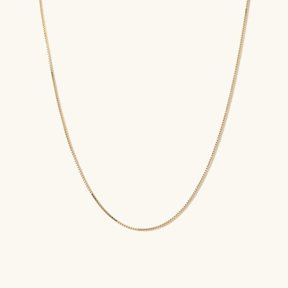 Dainty 14k Gold Baby Box Chain Necklace – Elegant Everyday Jewelry - Yourstylesite