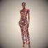 Dazzling Sequin Blossom Mesh Tube Dress - Yourstylesite