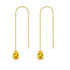 Elegant 14K Gold Birthstone Threaders – Perfect Gift - Yourstylesite