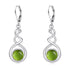 Elegant 925 Sterling Silver Natural Stone Drop Earrings - Yourstylesite