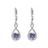 Elegant 925 Sterling Silver Zircon Drop Earrings - Yourstylesite