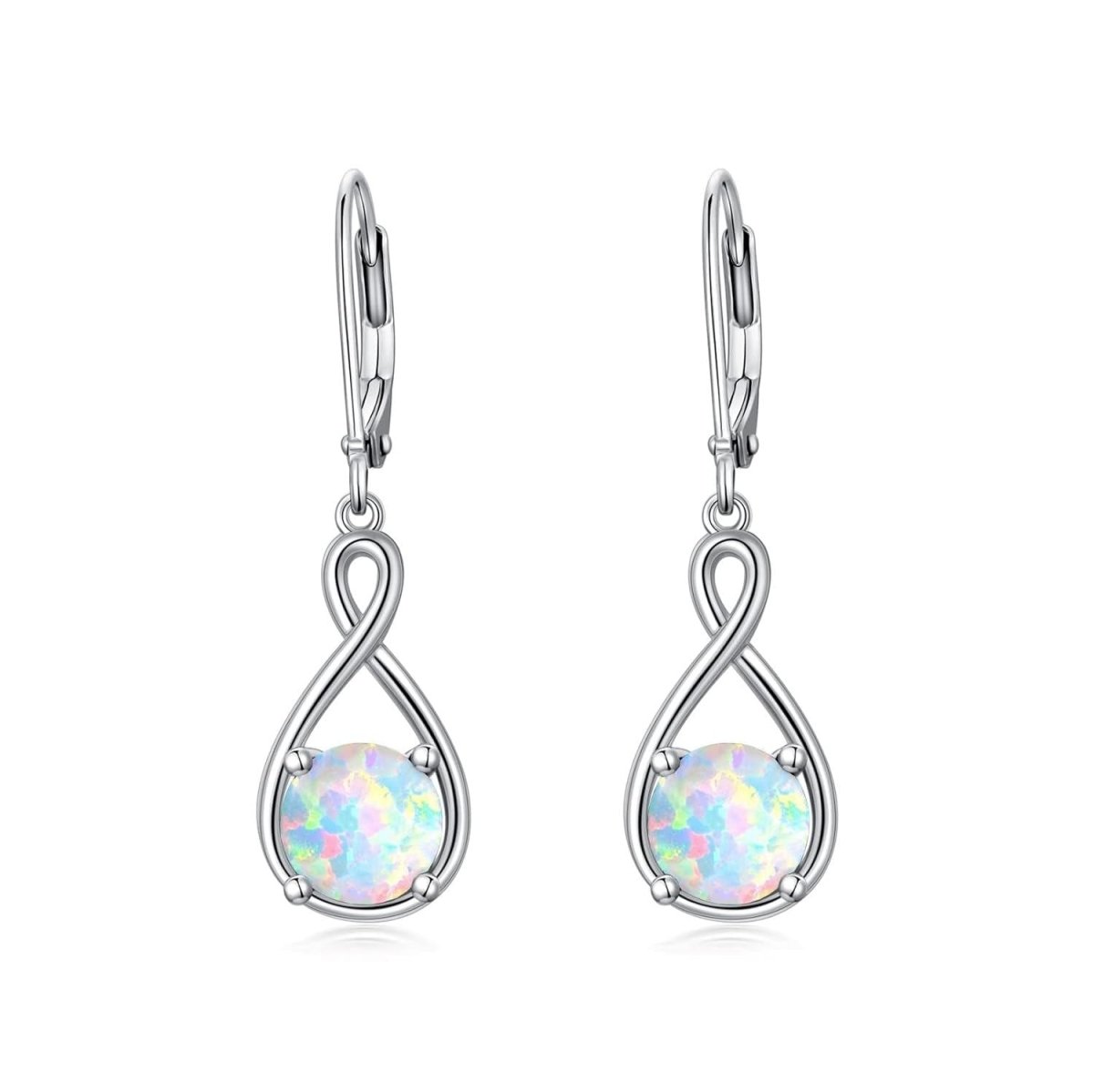 Elegant 925 Sterling Silver Zircon Drop Earrings - Yourstylesite
