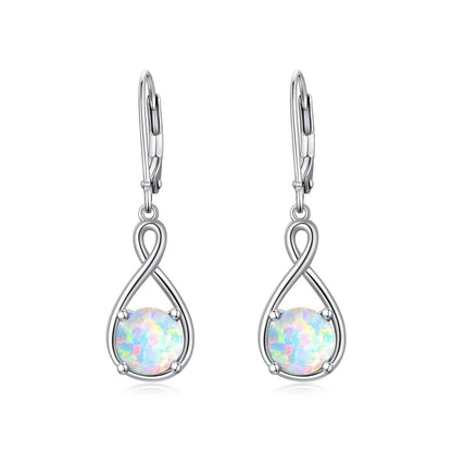 Elegant 925 Sterling Silver Zircon Drop Earrings - Yourstylesite