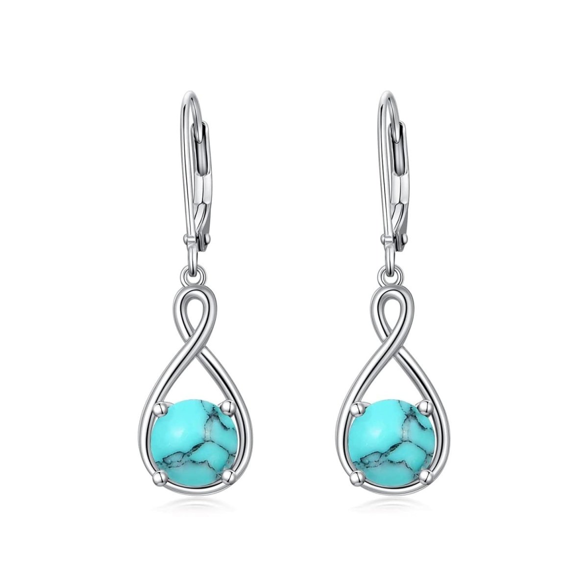 Elegant 925 Sterling Silver Zircon Drop Earrings - Yourstylesite