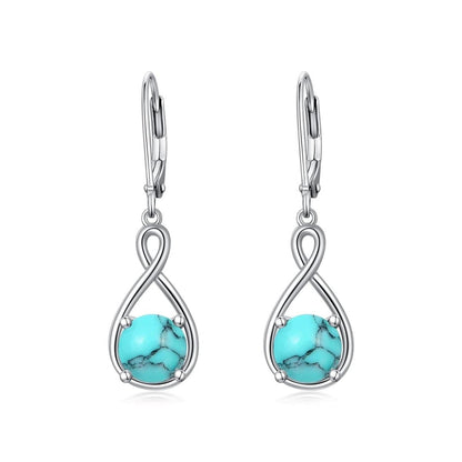 Elegant 925 Sterling Silver Zircon Drop Earrings - Yourstylesite