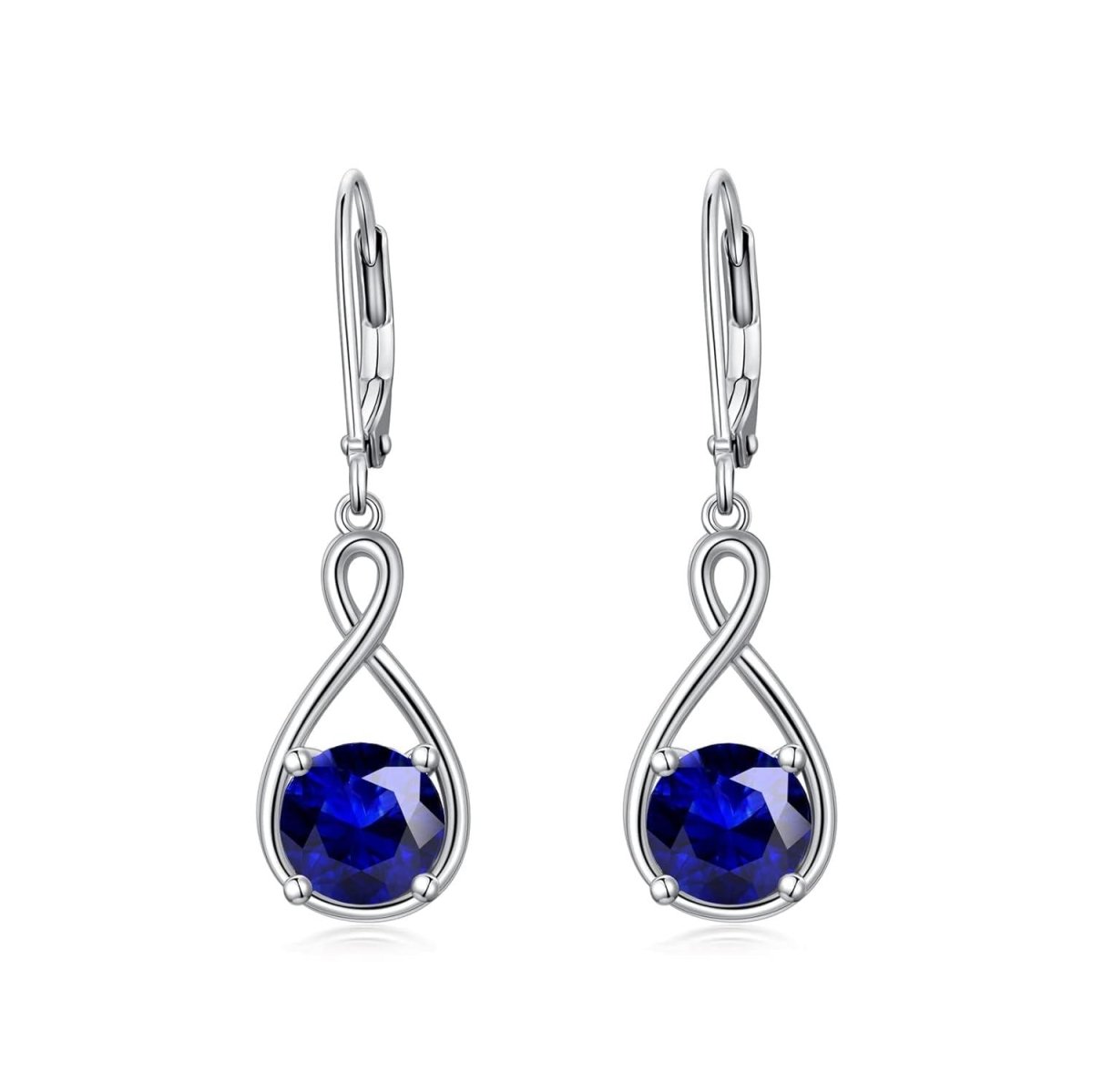 Elegant 925 Sterling Silver Zircon Drop Earrings - Yourstylesite