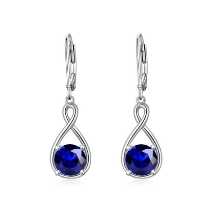 Elegant 925 Sterling Silver Zircon Drop Earrings - Yourstylesite