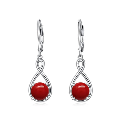 Elegant 925 Sterling Silver Zircon Drop Earrings - Yourstylesite