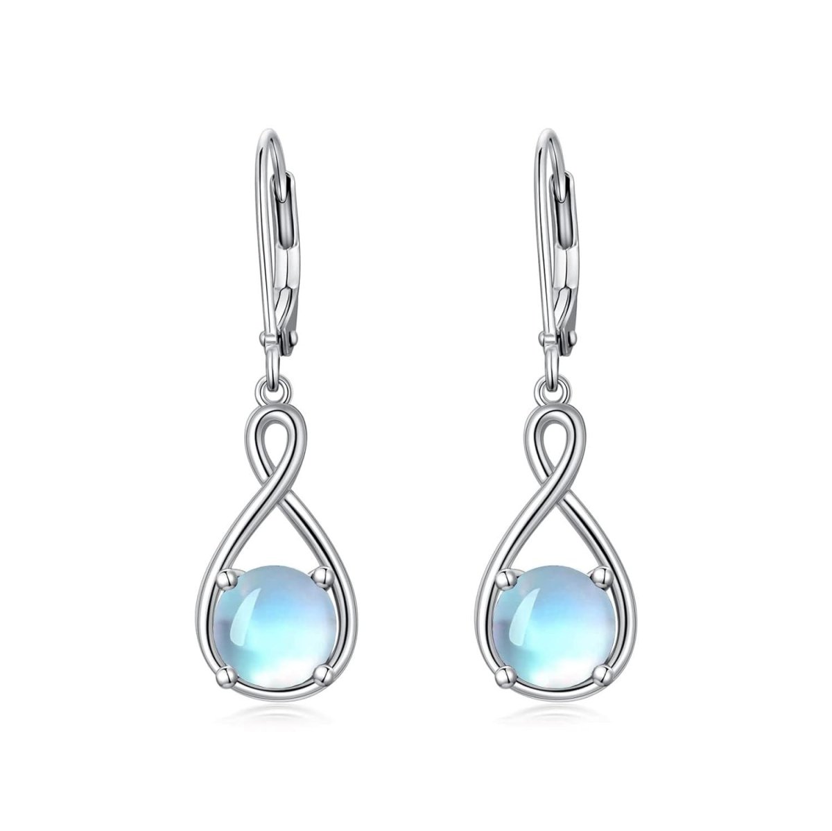 Elegant 925 Sterling Silver Zircon Drop Earrings - Yourstylesite