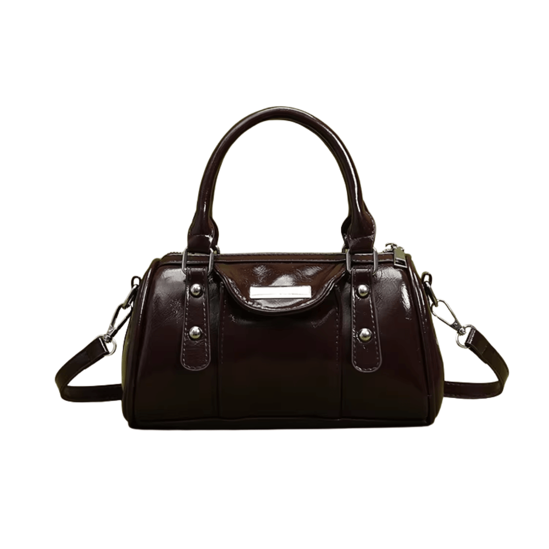 Small crossbody bag with adjustable strap and secure pockets, ideal for travel and errands