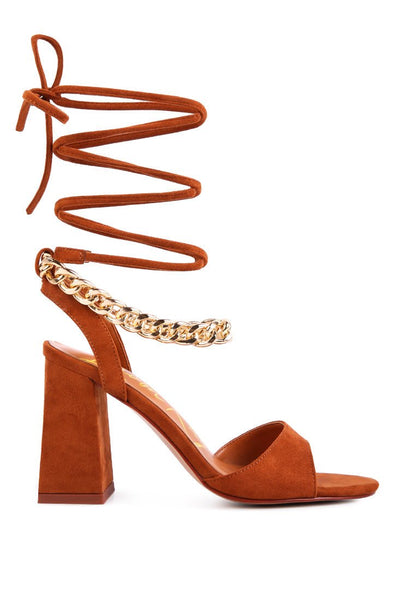 Gone Gurl Metal Chain Sandals - Yourstylesite