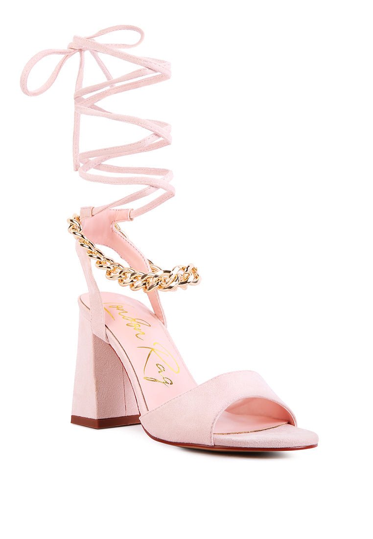 Gone Gurl Metal Chain Sandals - Yourstylesite