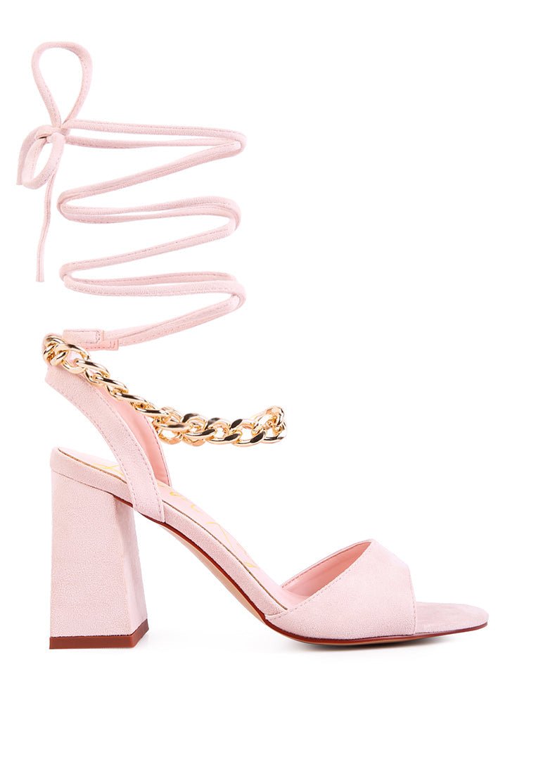 Gone Gurl Metal Chain Sandals - Yourstylesite